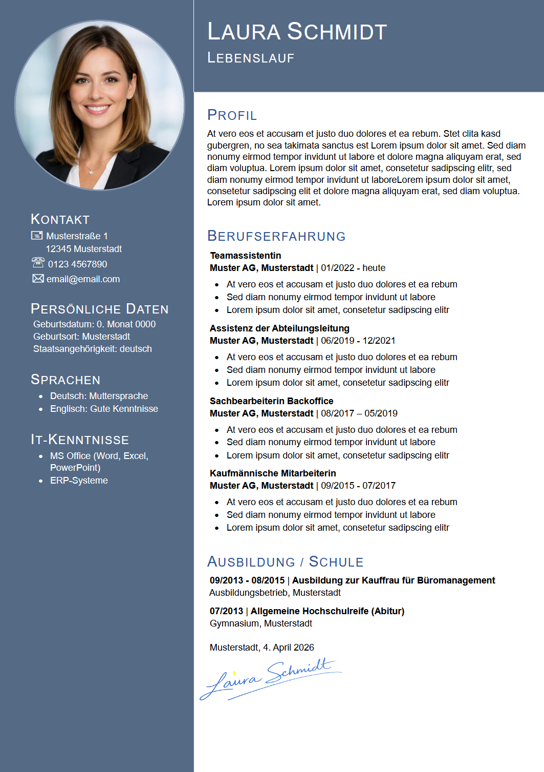 Modern Teamassistentin